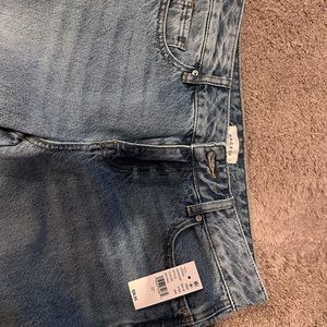 NWT PAC Sun loose fit baggy low rise indigo